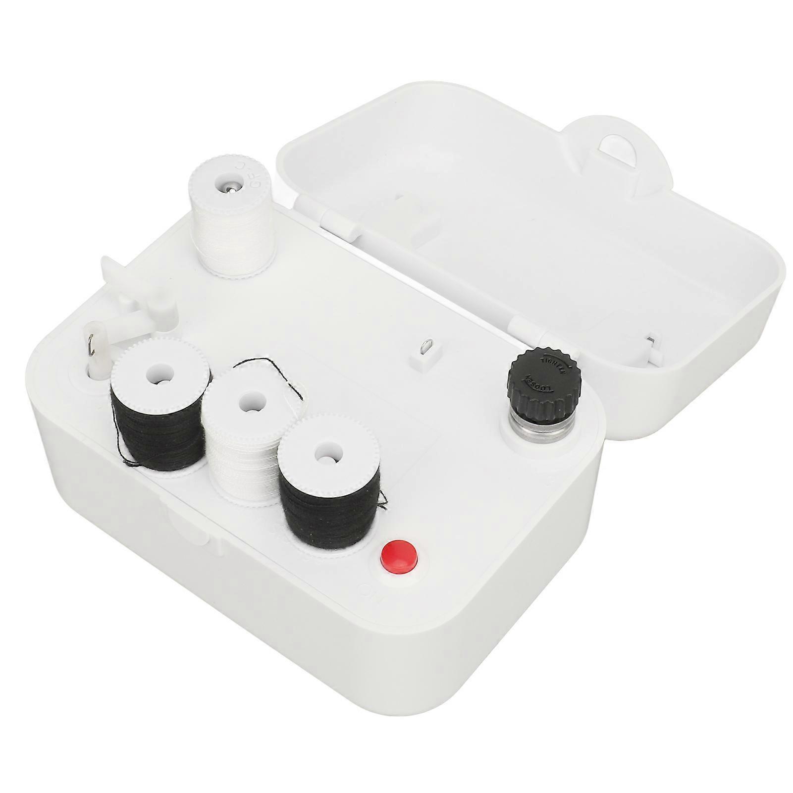 Portable Automatic Bobbin Winder Machine Compact Electrical Bobbin Winder with 6 Thread for Sewing Crafts Use 