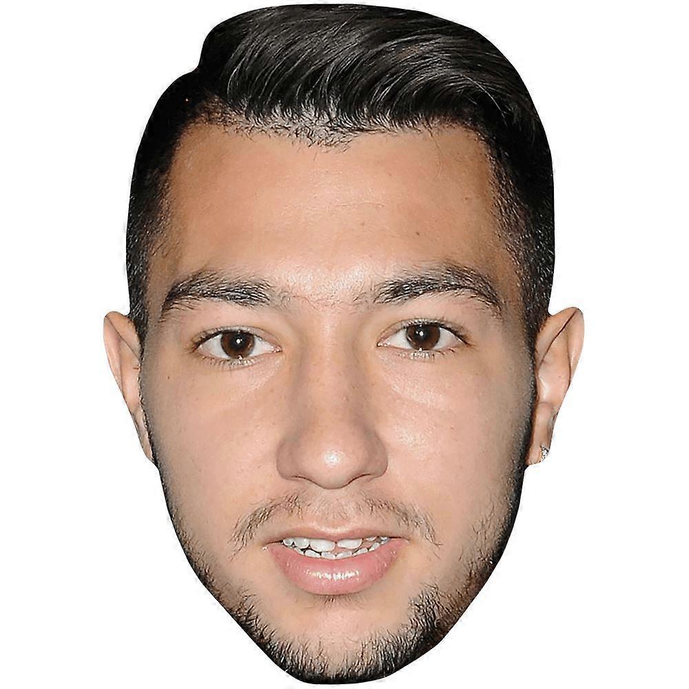Luciano Acosta (Beard) Celebrity Mask, Flat Card Face