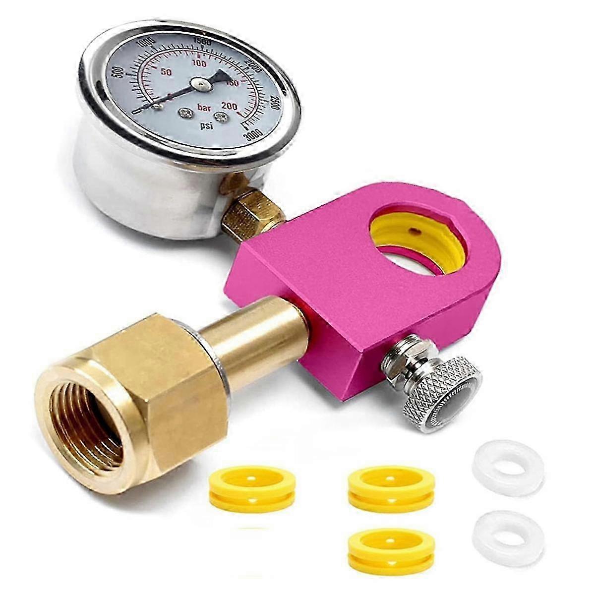W21.8-14 Adattatore di ricarica rapida CO2, per bombola di CO2 rosa Terra/Duo/Art, adattatore per riempimento Pink C Edition