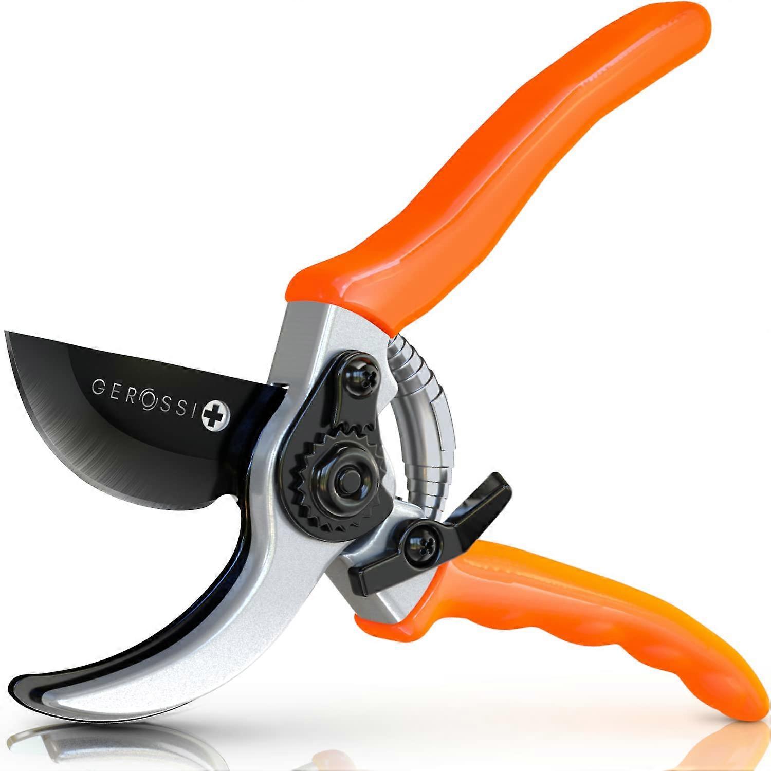 Premium Bypass Pruning Shears for Gardening - Heavy Duty, Ergonomic Handle, Ultra Sharp, High Carbon Steel, Japanese Quality