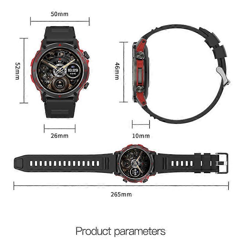 Smartwatch with AMOLED Display, Outdoor Waterproof Design, Sports Tracking, and Health Monitoring(Orange)
