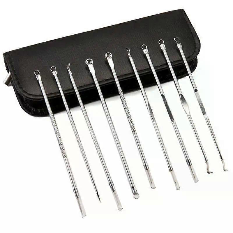 9/4/2pcs Acné Points Noirs Éliminateur Aiguilles Pour Enlever Les Points Noirs, Acné Nez Noir Extracteur Acier Inoxydable Outil D’élimination Des Boutons