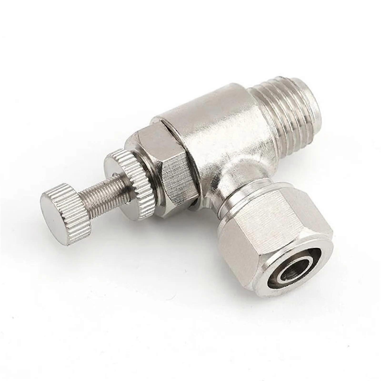 KL-SL4 SL6 KL-SL8 KL-SL10 KL-SL12 Lock Nut Fast Screwing Pneumatic Elbow Connector Fittings 1Pcs KL-SL6-04