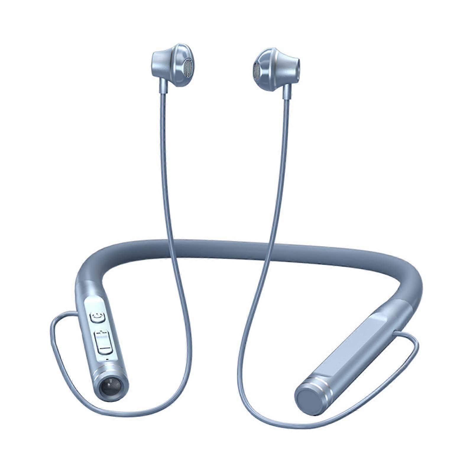 Neck Bluetooth headphones wireless headphones around the neck with microphone flashlight