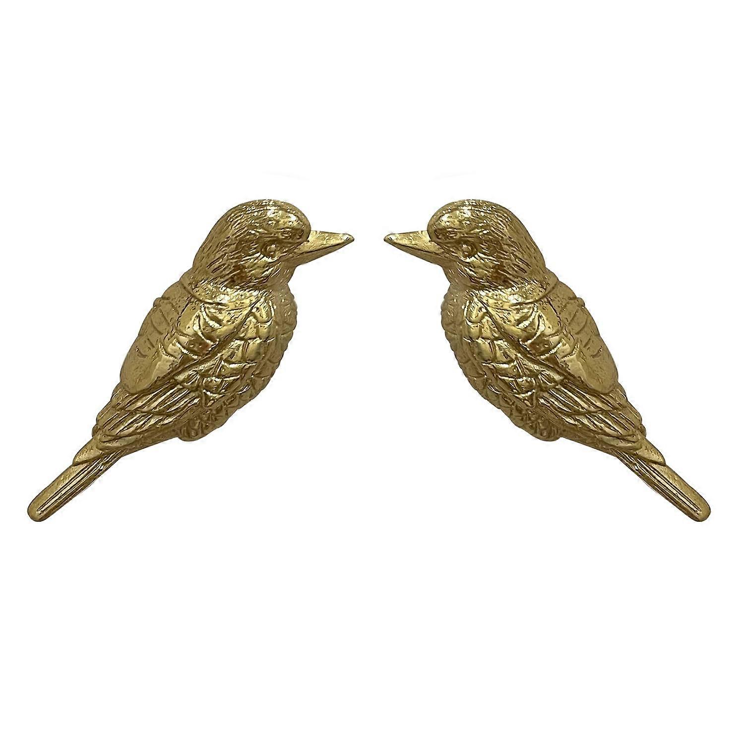Bird Animal Cabinet Knobs Brass, Gold Drawer Knobs 2 Pack,Modern Pull for Dresser Drawers Cabinet Laundry Room Kitchen