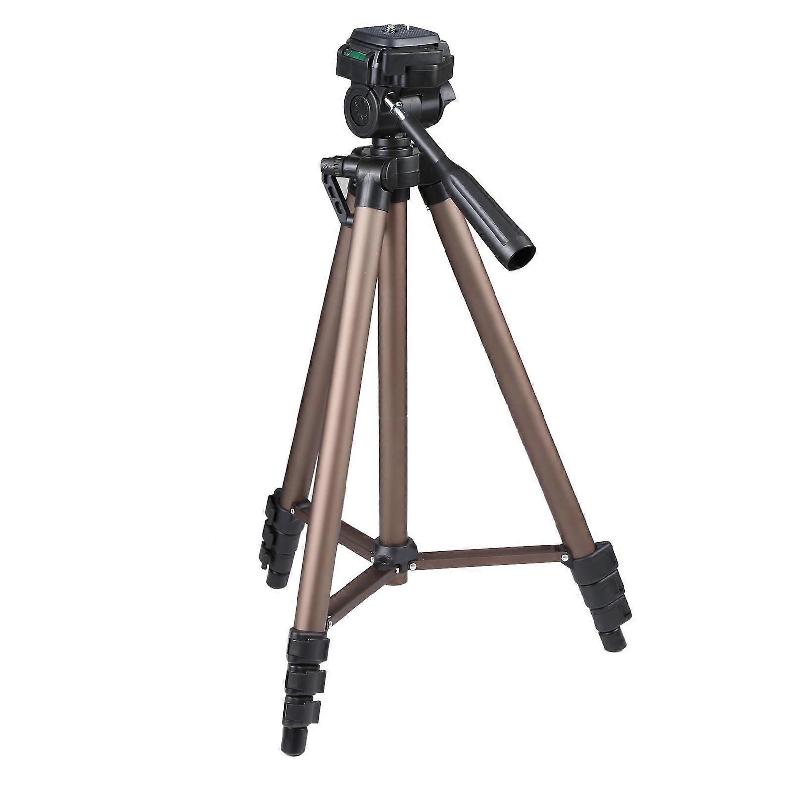 Support de trépied portable pour appareils photo numériques, pieds en aluminium à 4 sections avec attelle