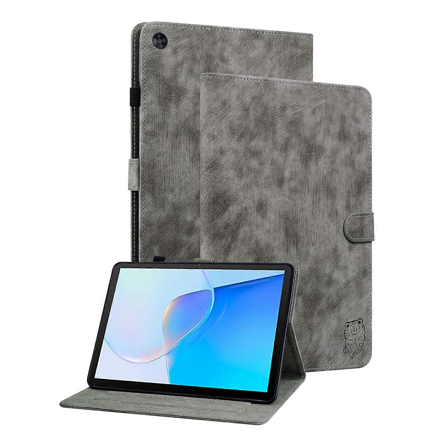 Für Huawei MatePad SE Tiger Pattern Flip Leder Tablet Hülle