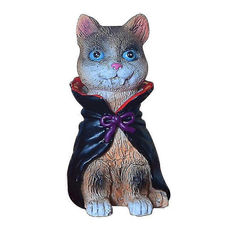 Halloween Cat Figurine Resin Crafts (vampire Cat)