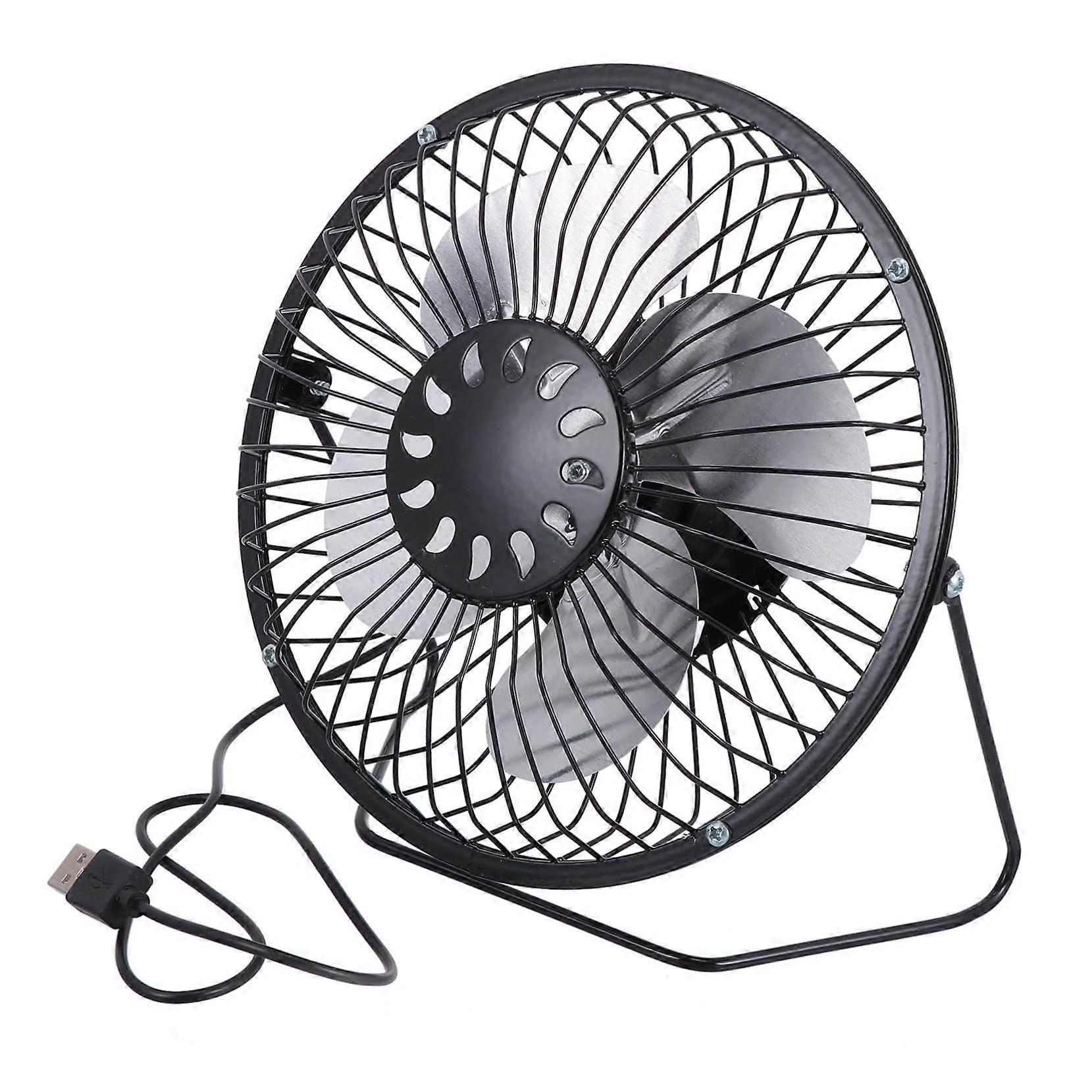 Mini Desktop Fan Charging Fan for Cooling Iron Material Practical for Home Office School Dormitory Mini and
