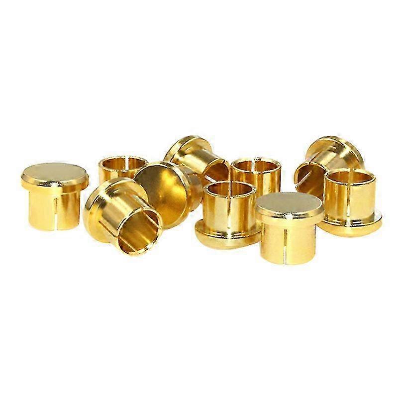 8Pcs Gold Plated RCA Protection Cap Plug Short-Circuit Socket Phono Connector Shielding Plug Socket