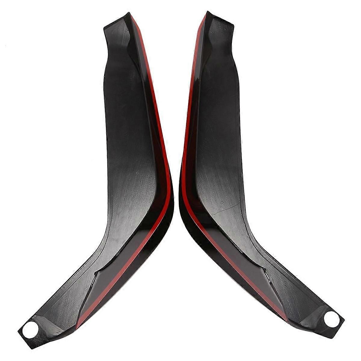 Car Front Bumper Side Spoiler Guard Car Body Modification for 11Th 22 Front Bumper Lip Wrap Angle Splitters