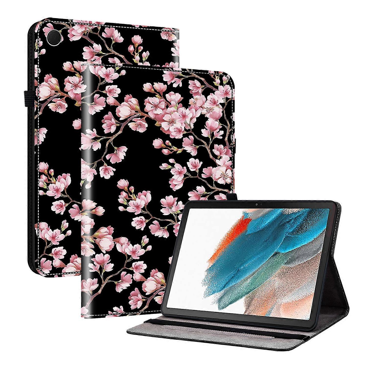 Crystal Texture maalattu nahkainen älykäs tablettikotelo