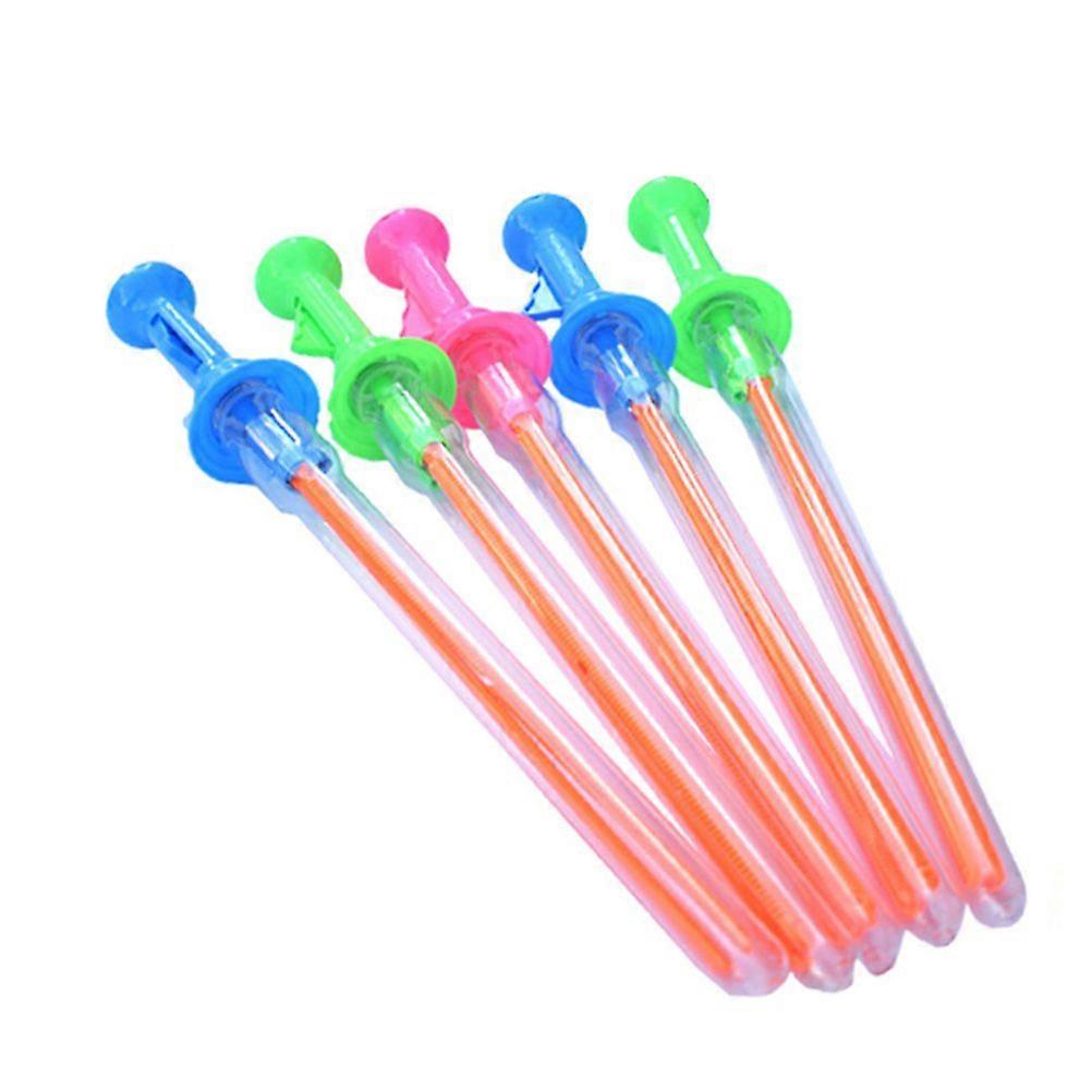 Kids Bubble Wands Beach Style Rapier Shaped Colorful Bubble Sticks Summer Toy Party Favor Bubble Maker (Random)