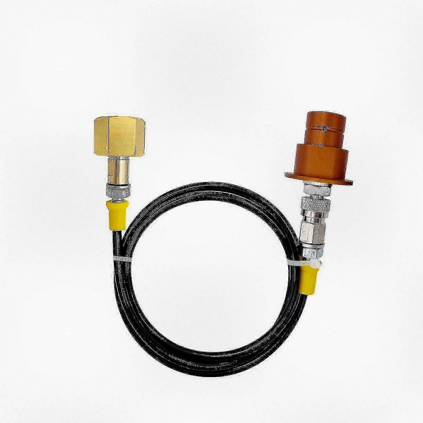 CO2 Tank Adapter Hose Kit Compatible with SodaStream Duo Quick Connect W21.8 G3/4 Thread