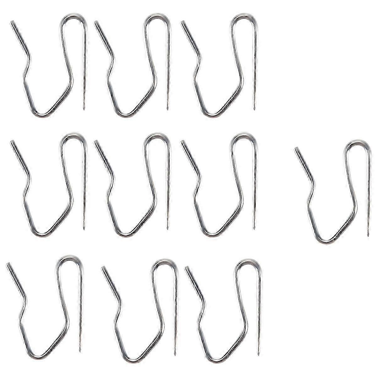 10pcs Curtain Drapery Pin Hooks -