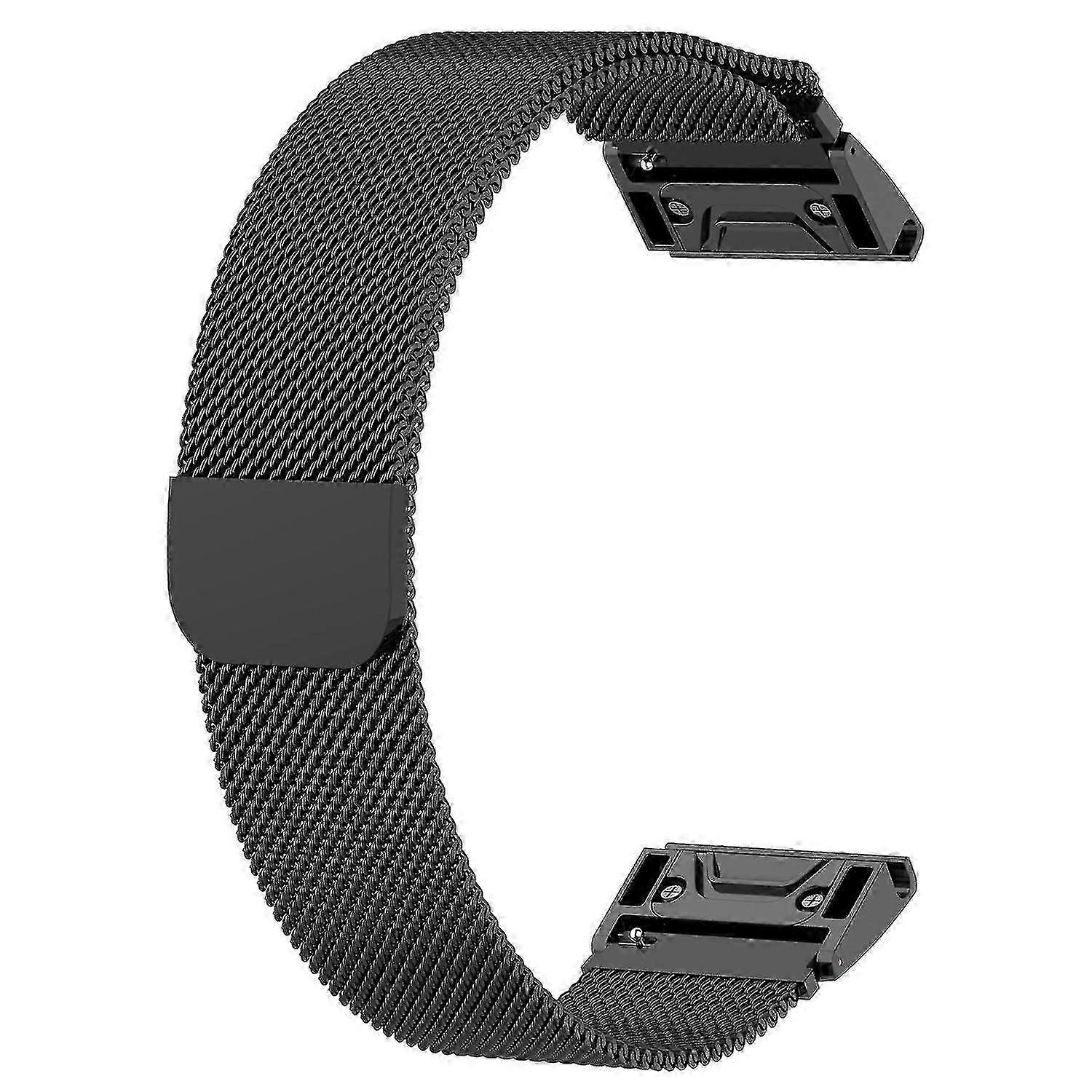 רצועה מילנזית לגארמין פניקס 7 7X 7S 6 6X 6S מבשר 955 255 רצועת צמיד מגנטי ממתכת