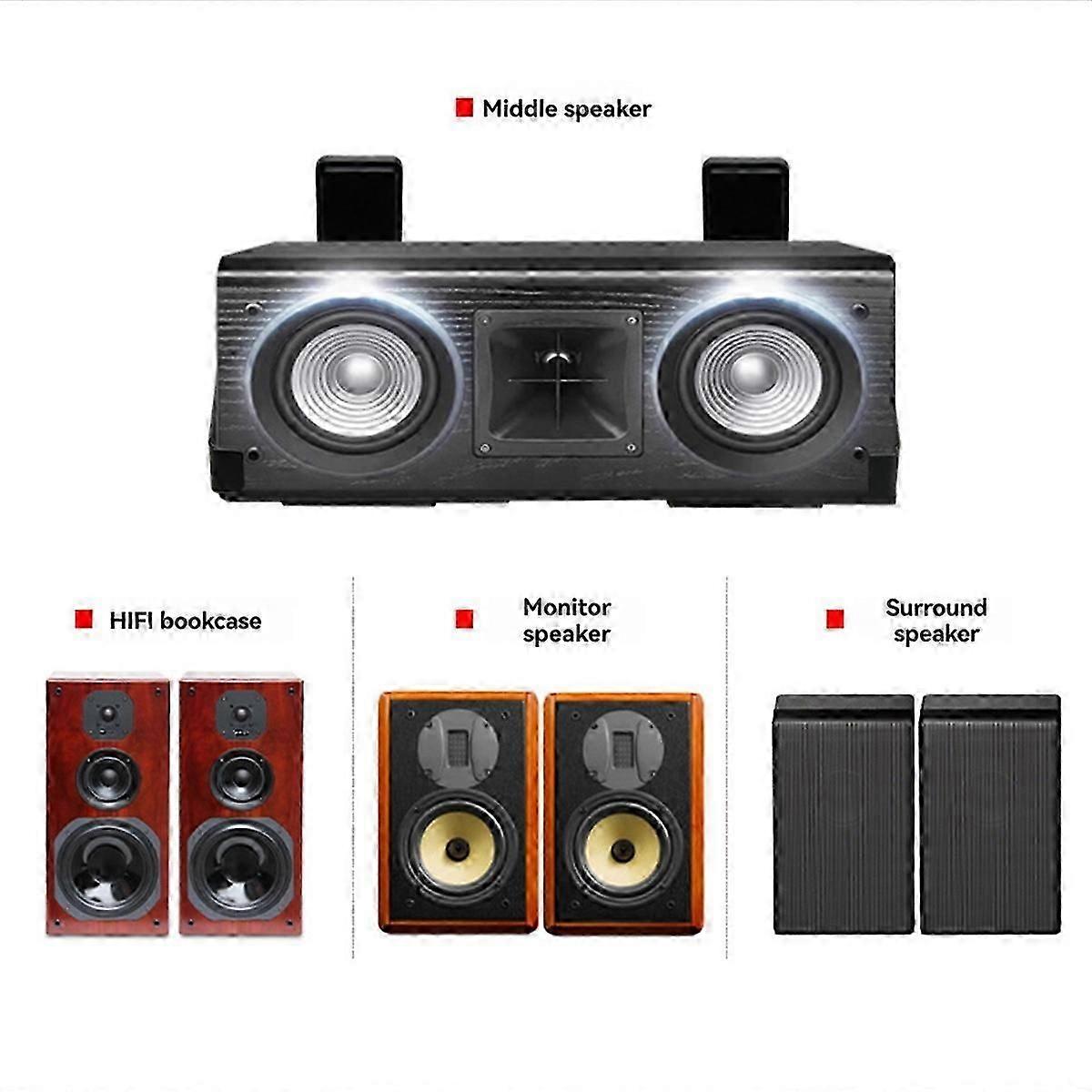 1Pcs Sound Speaker Wall Mount Speaker Bracket Hanger Adjustable A