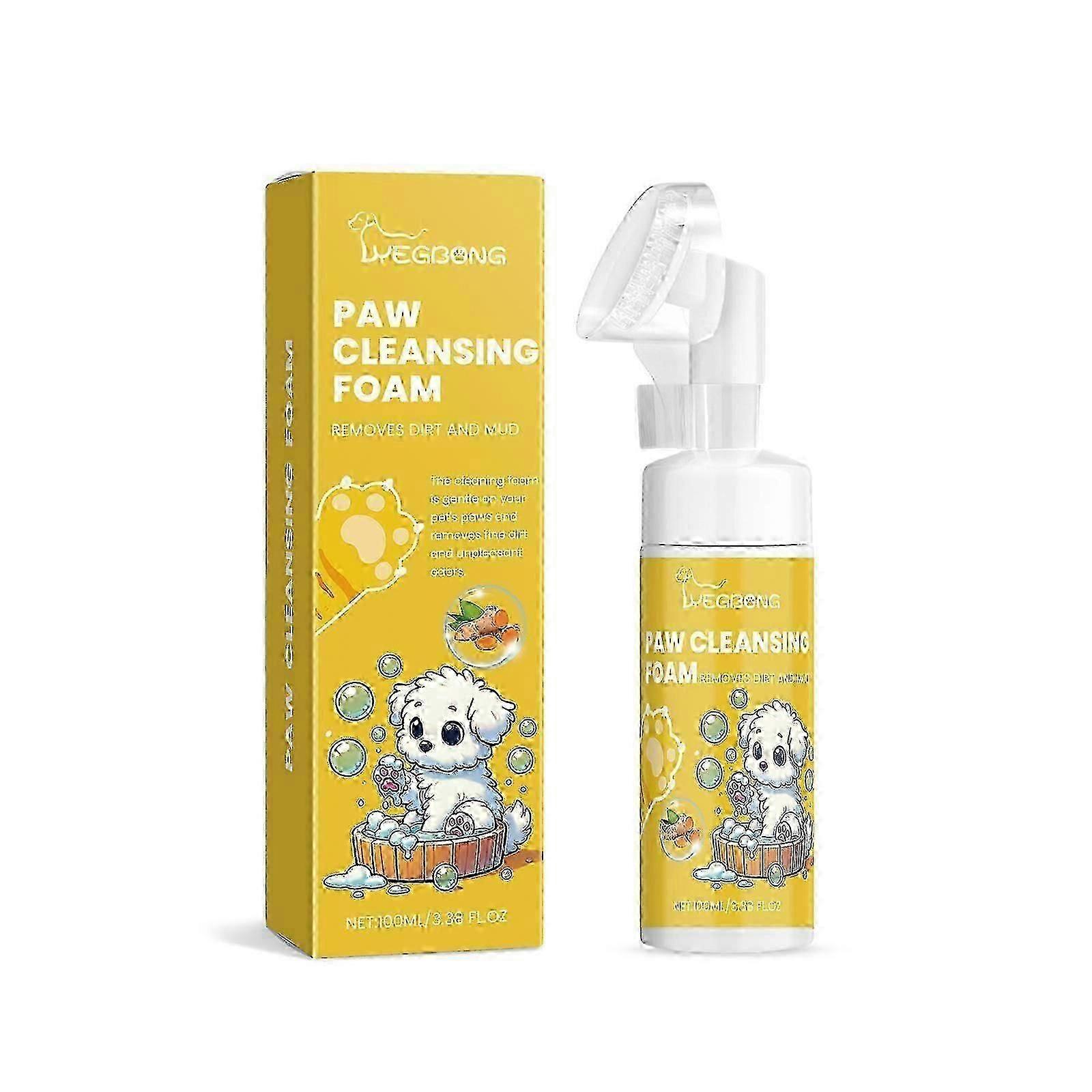 Pet Foot Foam Cleanser Deep Cleaning Dog And Cat Foot Care Moisturizing