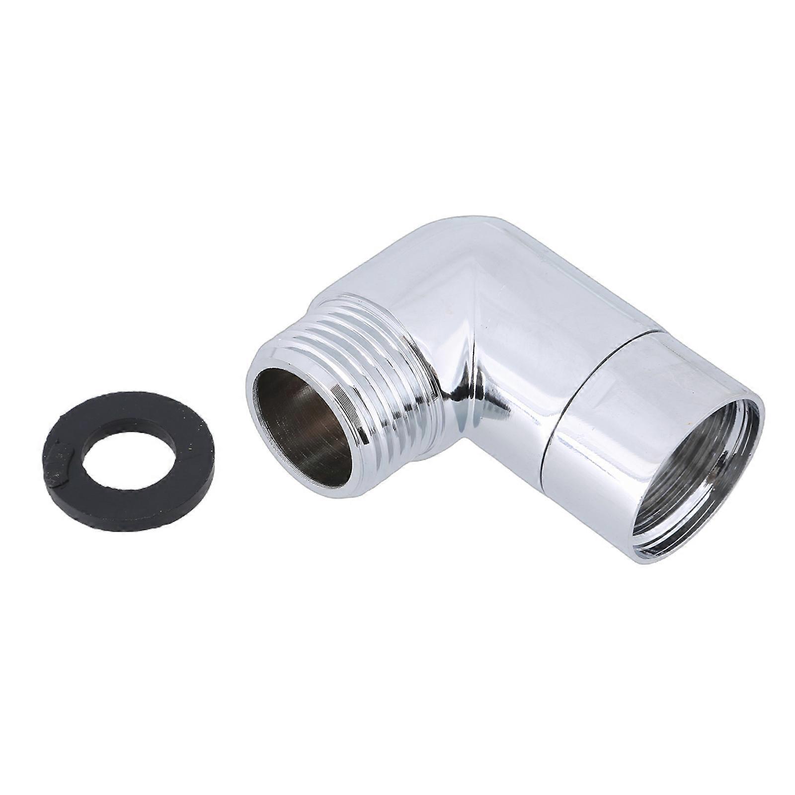 90 degrees Shower Arm Elbow Adapter Shower Head Elbow Adapter Shower Arm Extension for Connecting Shower Head Multicolor