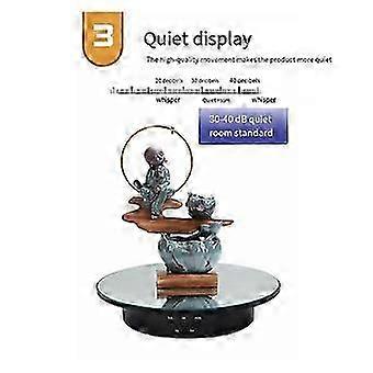 Rechargeable Display Table, E Automatic Revolve Live Jewelry Artifacts Video Electric Rotational Table Panoramic