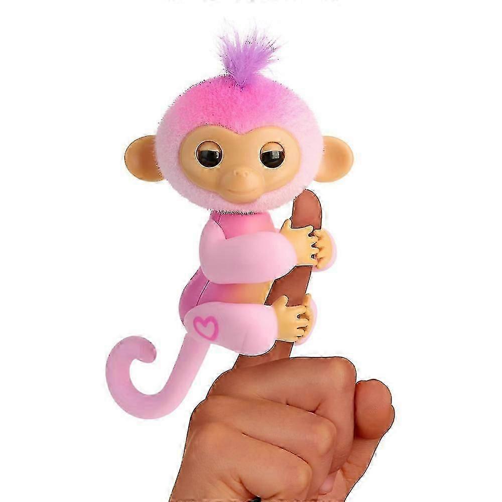 Fingerlings 2023 Interactive Baby Monkey with 70+ Sounds & Reactions - Pink Harmony