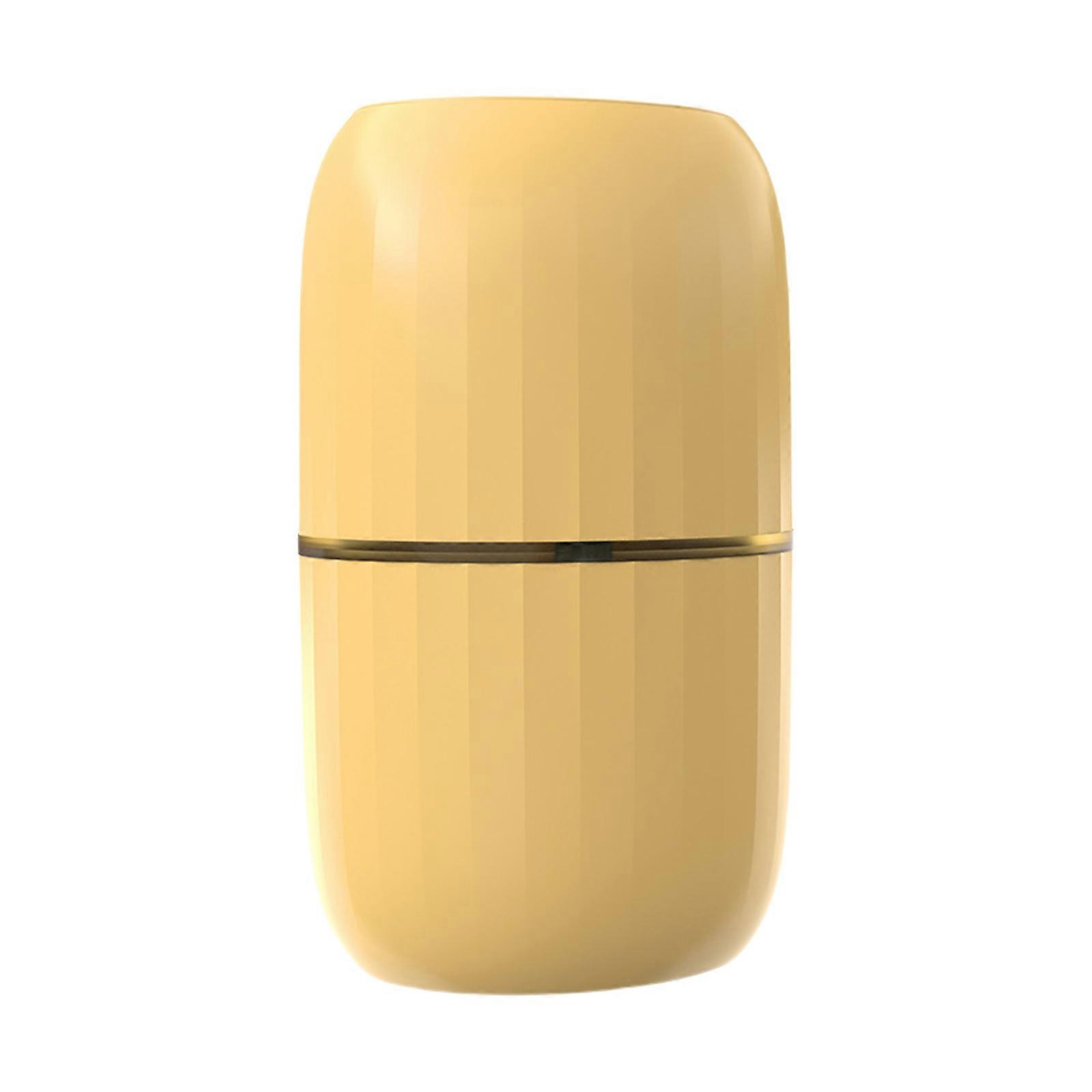 Portable Baby Pacifier Sterilizer Box Feature Dustproof Slide Switching Button Design Quick Clean for Jewelry Keys  Yellow