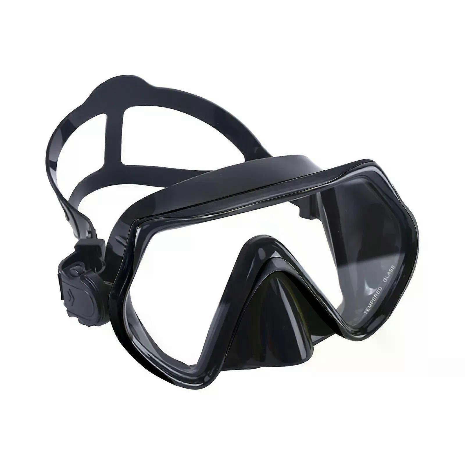 Scuba Diving Mask For Adults/Children Adjustable Professional Panoramic Snorkeling Gear Clear Anti-Fog Swimming Training Mask