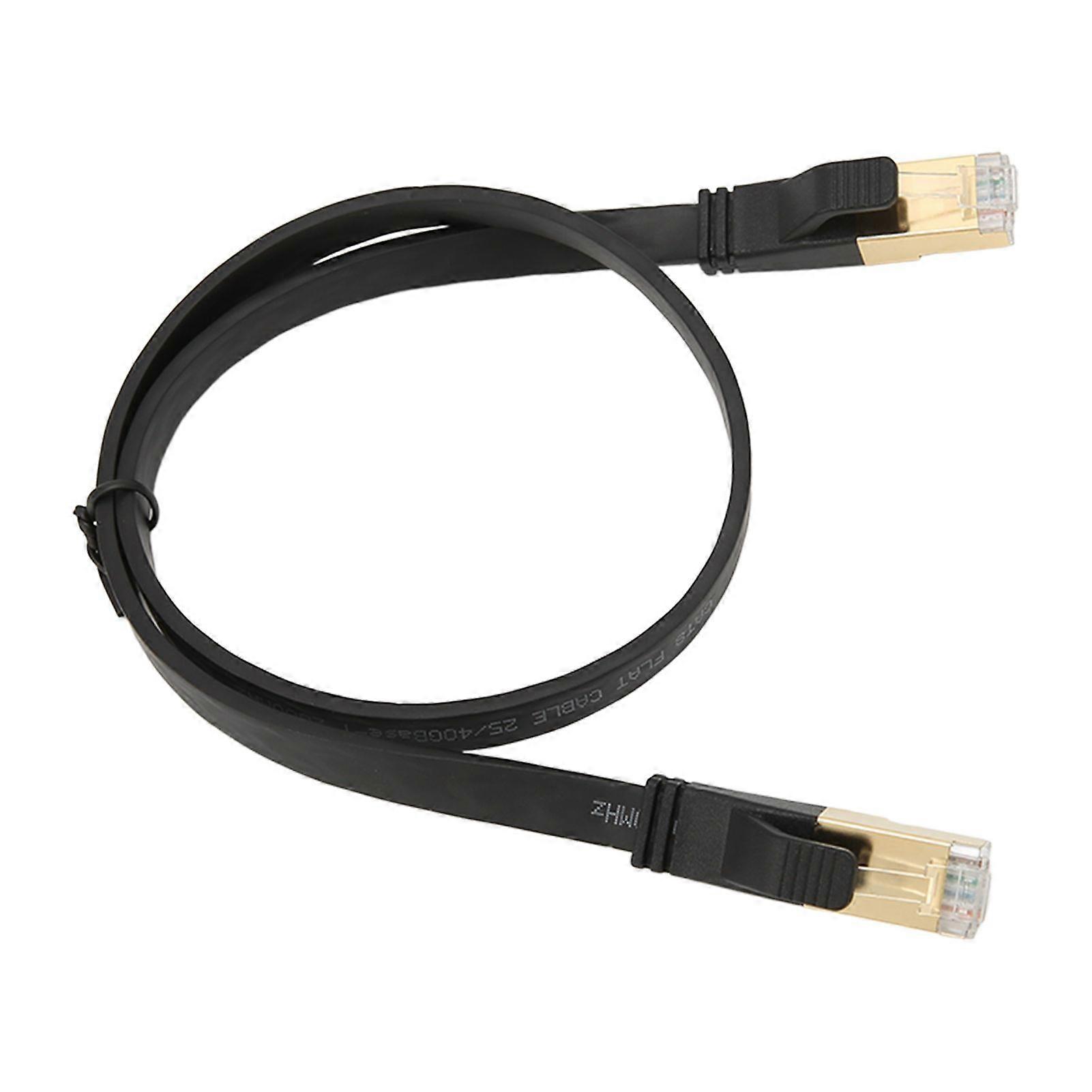 Cat 8 Ethernet Cable 40Gbps 2000Mhz RJ45 Male Interface 0.5meters/19.7in Ethernet Cord for PS5 for Router