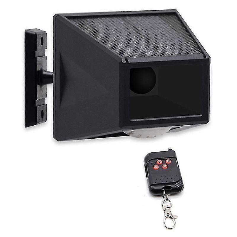 N911F Solar Remote Control Warning Light Waterproof Wireless Human Body Induction Alarm Light