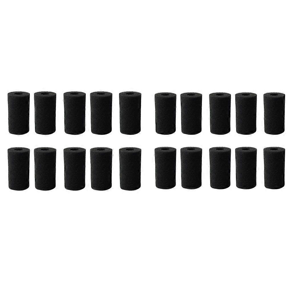 20 Adet Faydalı Akvaryum Balık Tankı Filtre Sünger Ped - Kara delik 2cm ve 1cm