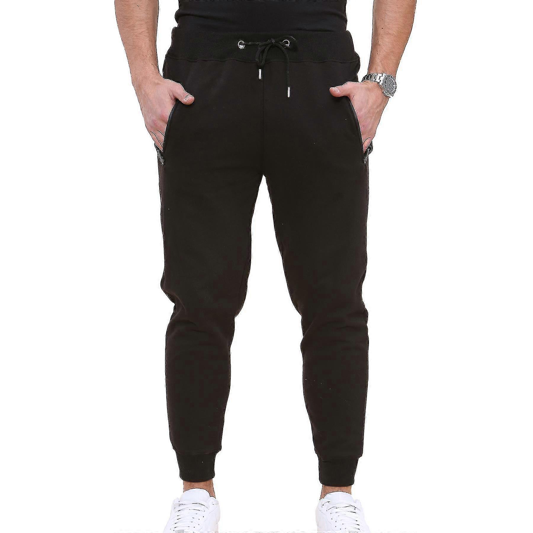 Men's Comfortable Fleece Bottoms Activewear Pants
