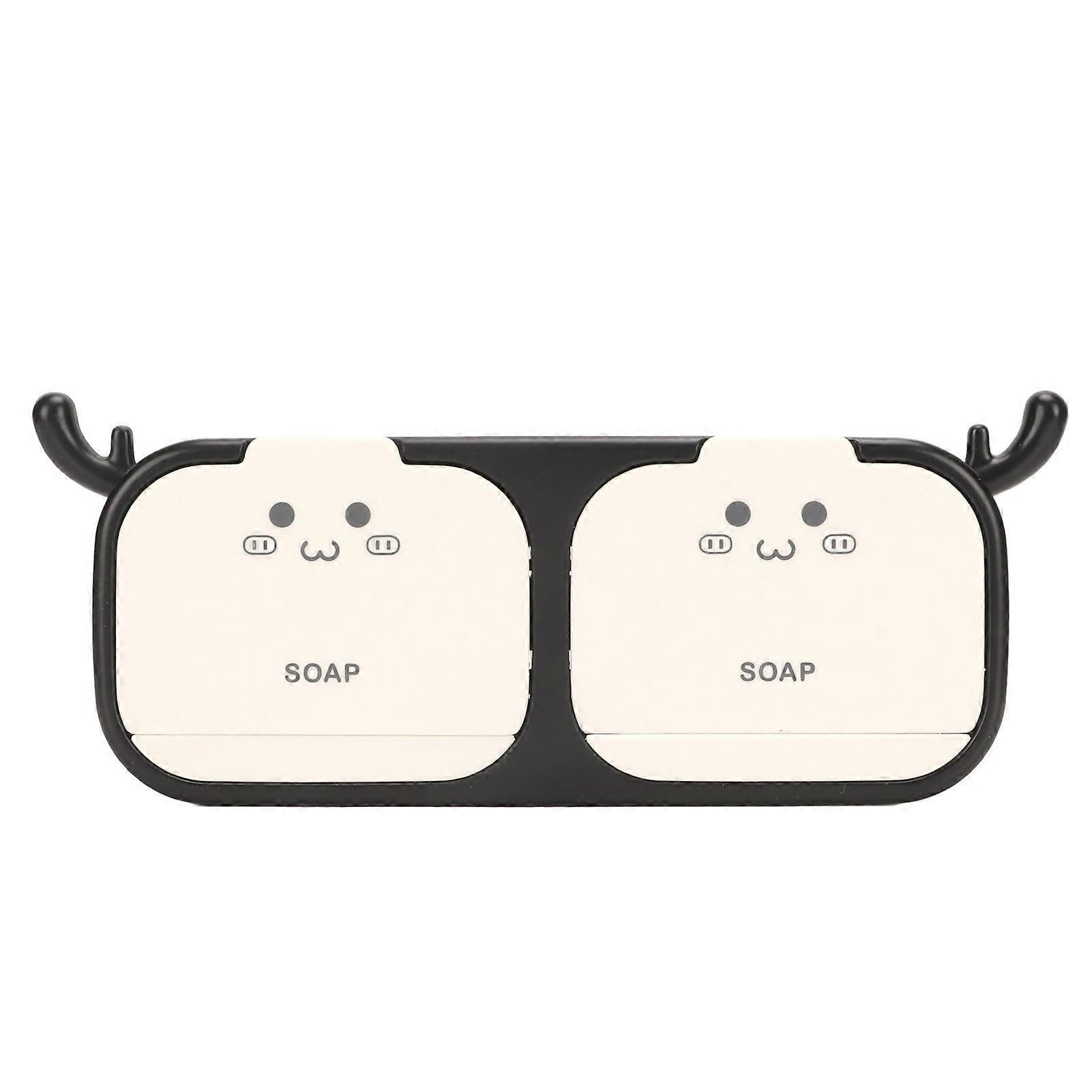 Wall Mounted Soap Case Box 2 Spaces