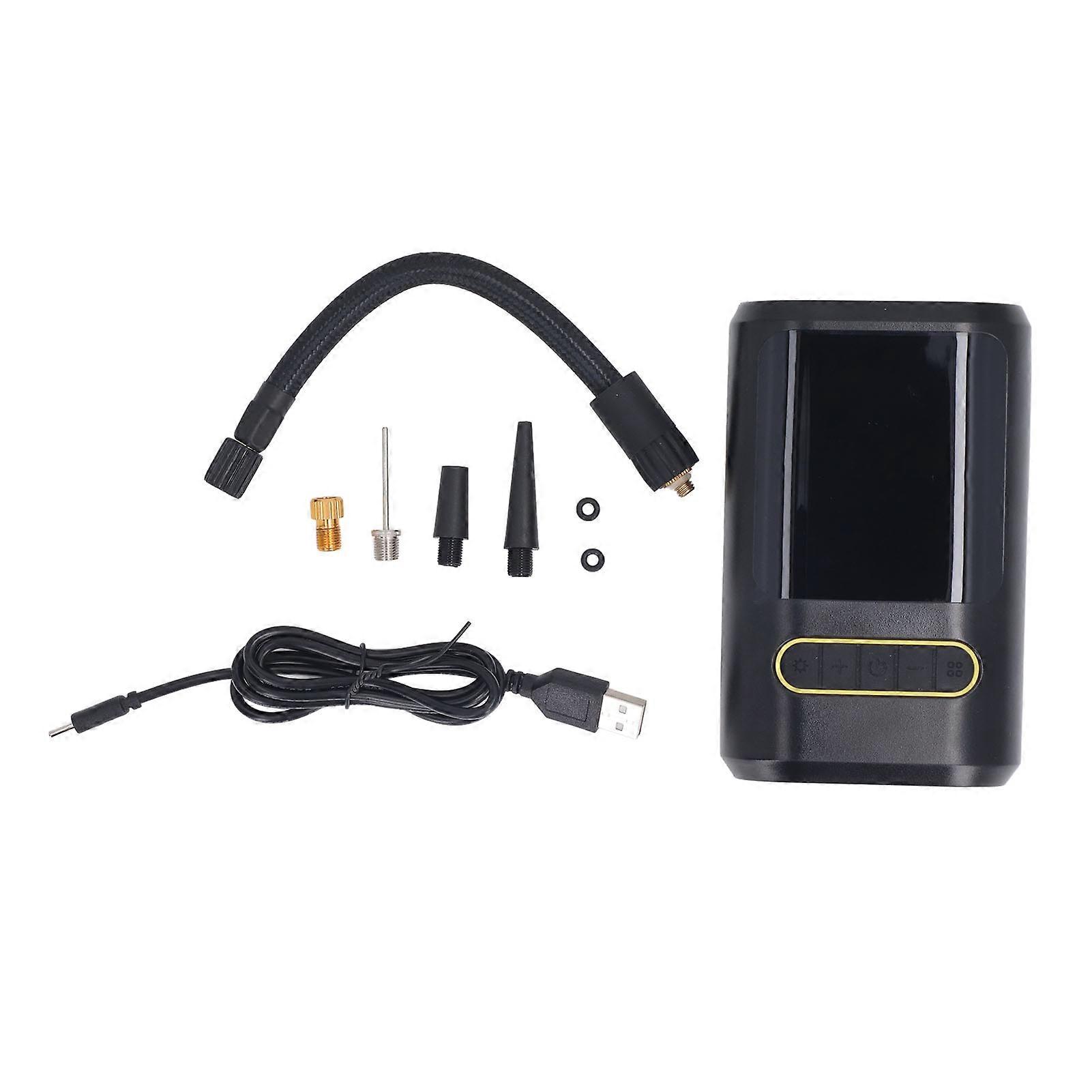 Portable tire inflator for car bike motorcycle with digital display