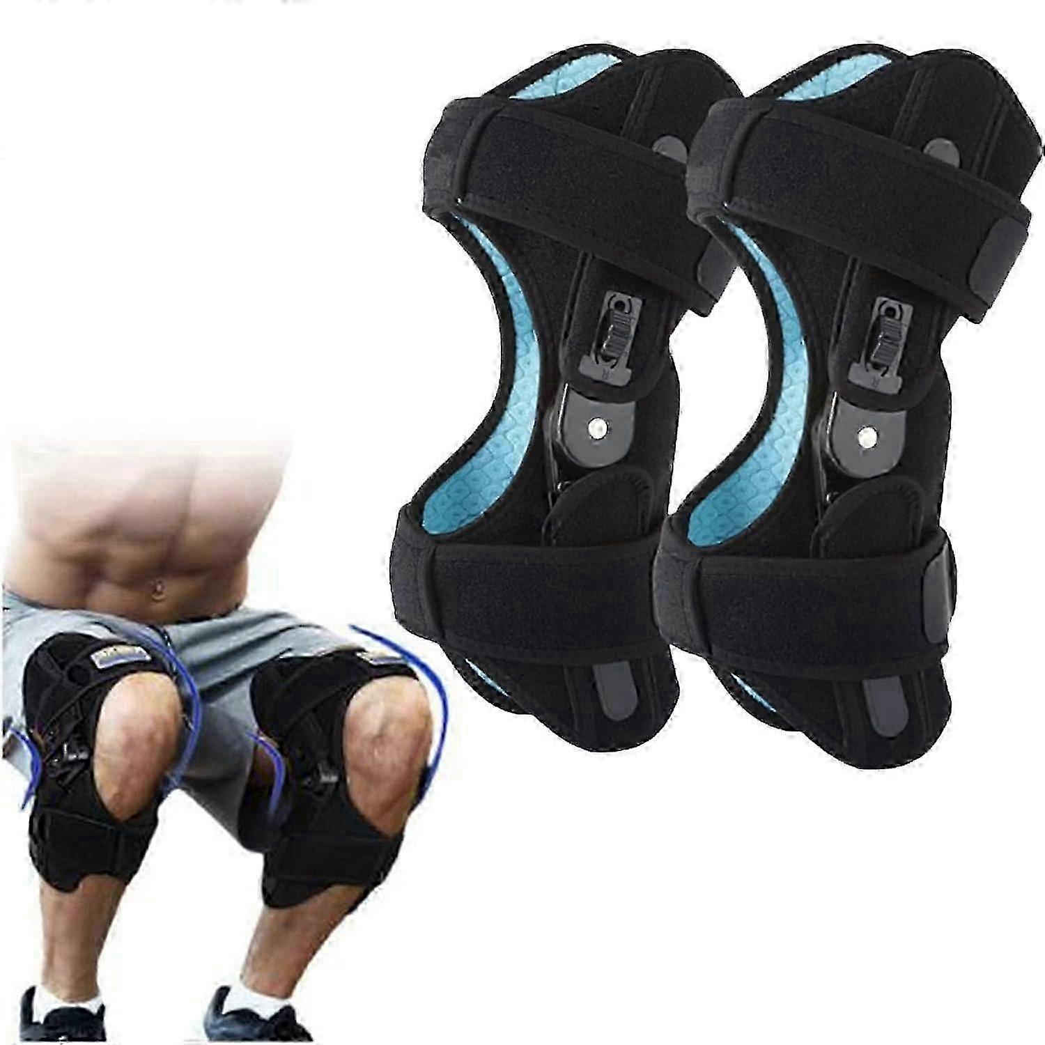 Knee Support Braces 2.0 with Spring Loading, Patellar Stabilizing Features, Side Stabilizers for Enhanced Stability, Ideal for Arthritis Pai