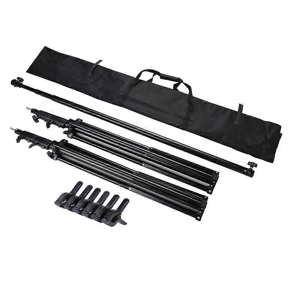 Heavy Duty Photography Backdrop Stand Kit - Adjustable 3m Height for Studio and Events