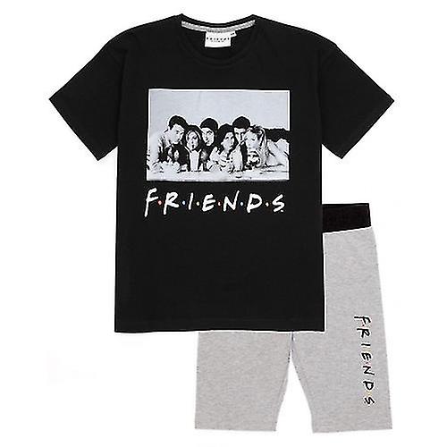 Vänner Flickor Cykling Kort Pyjamas Set