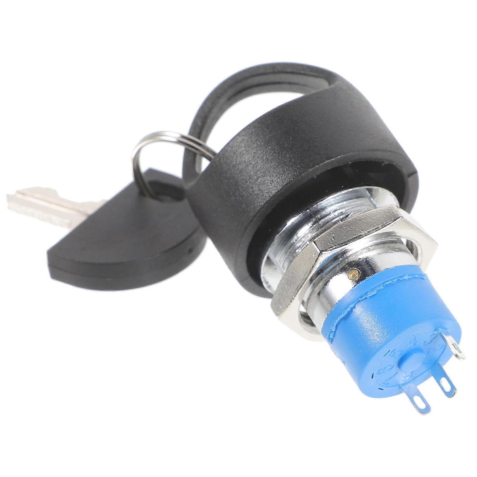 Electrical Starter Keyed Ignition Switch Replacement for , Compatible with Electric Vehicles and Floor Scrubbers – Easy Installation with Keys