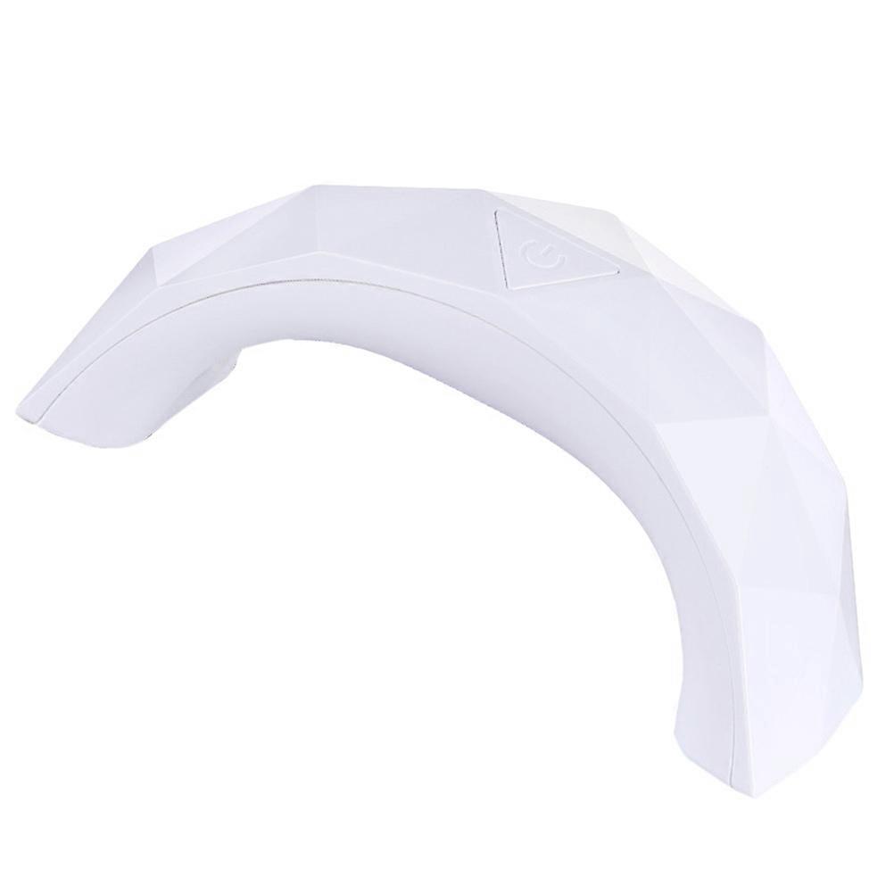 Handheld Nail Light Mini USB LED Nail Dryer for Manicure Portable Compact White 1Set