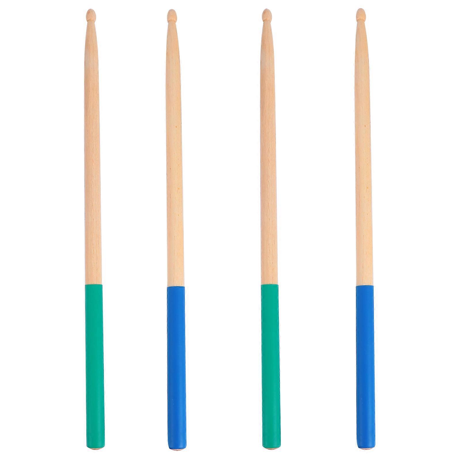 Percussion Stick Maple Wood Drumstick Classic Design For Concerts Anti-slip Handle 2Pairs