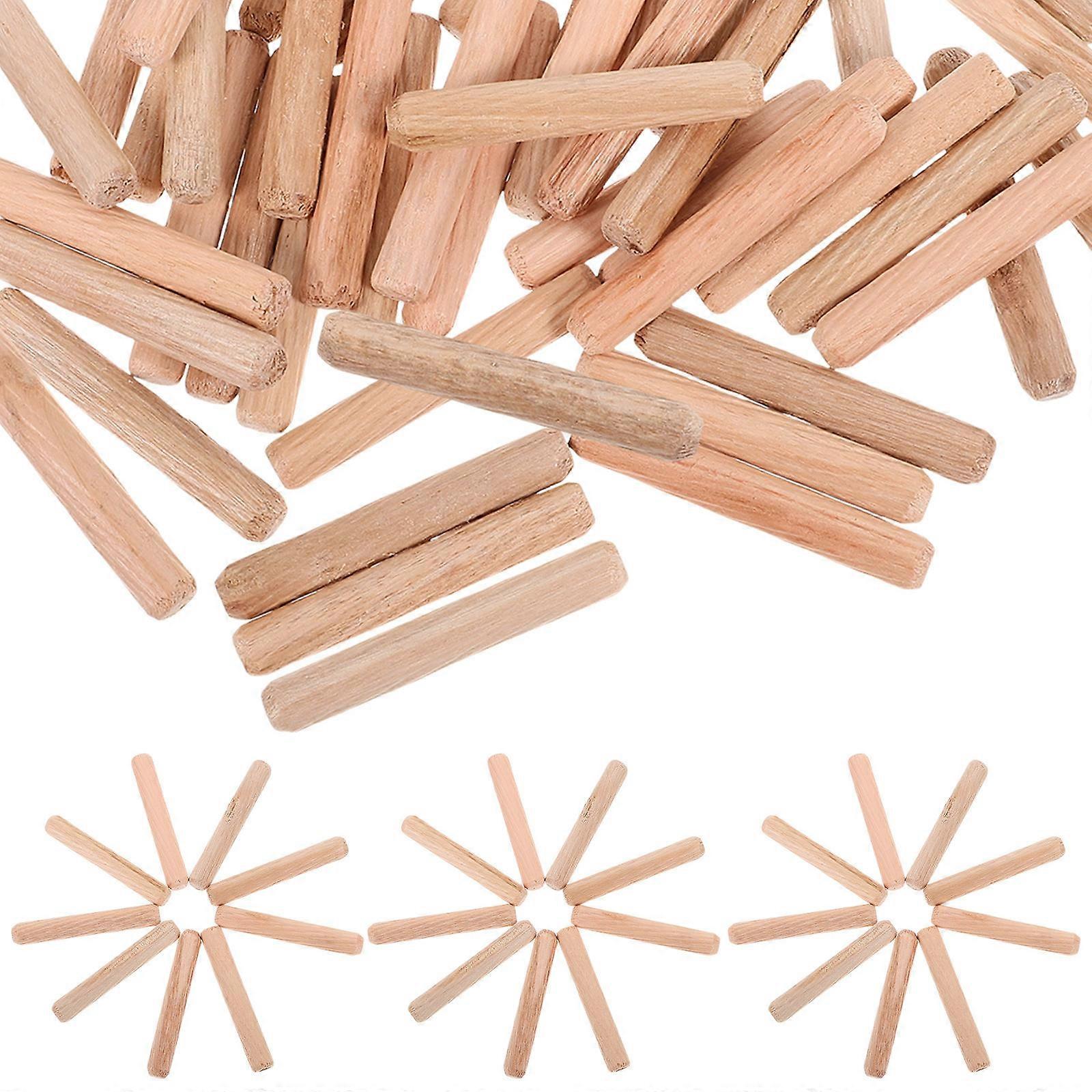Dowel Pin Model Building Educational Activities 5.00X0.80X0.80CM Round Wood 2000Pcs