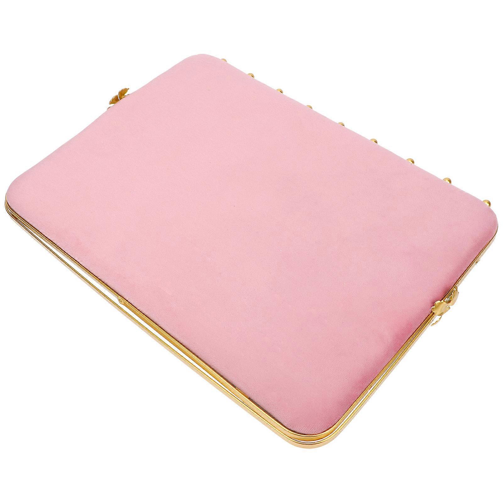 Necklace Display Stand Nordic Style Metal Jewelry Display Stand Photo Props Pink 35x25cm Jewelry Display 1Set