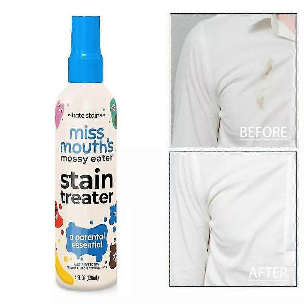 1/2/3Pcs Concentrated Stain Treater Spray, 120ml Fabrics Stain Remover for Clothes Upholstery Carpets