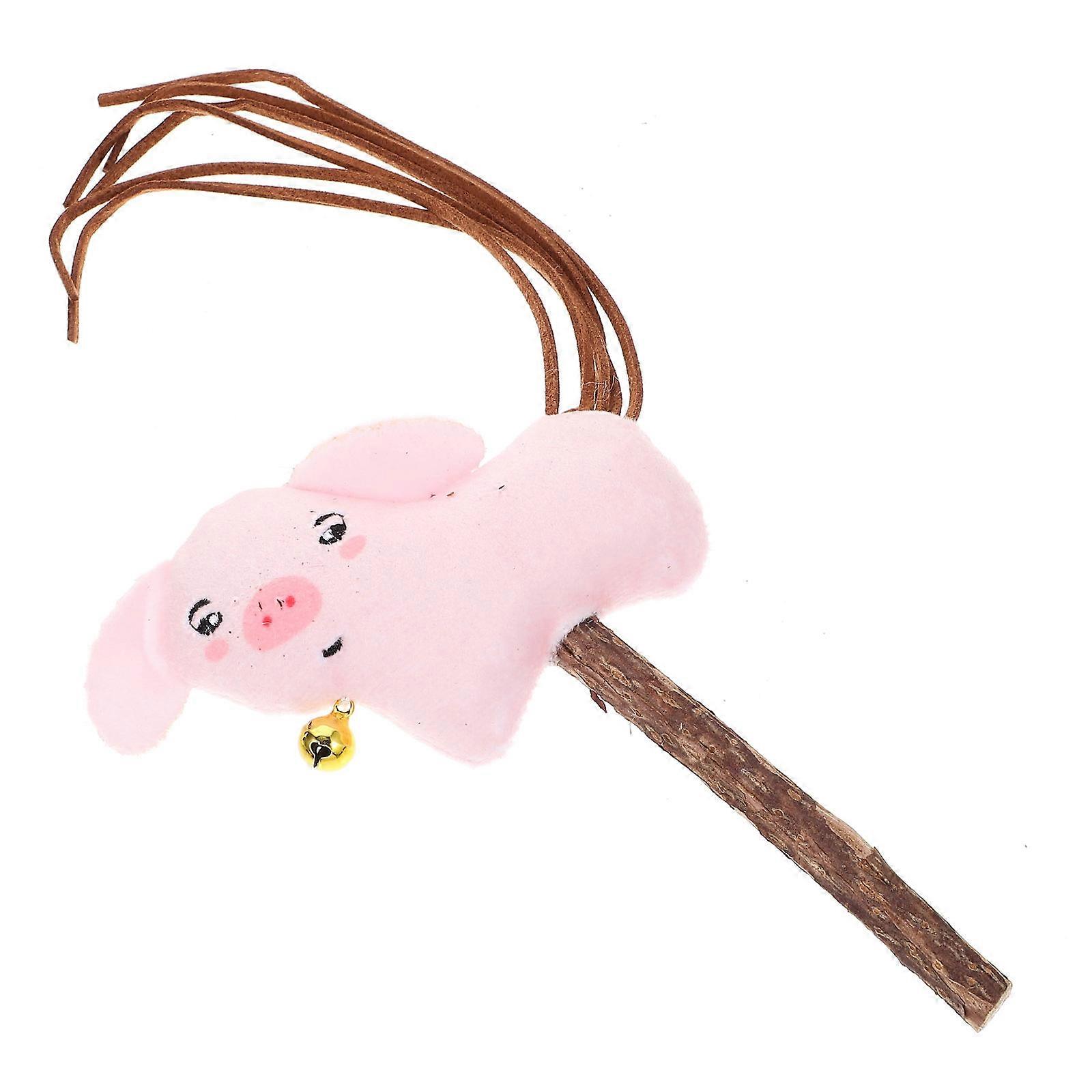 Cat Interactive Toy Cat Teaser Stick Indoor Playtime 10x2x17cm Interactive Play 1Set
