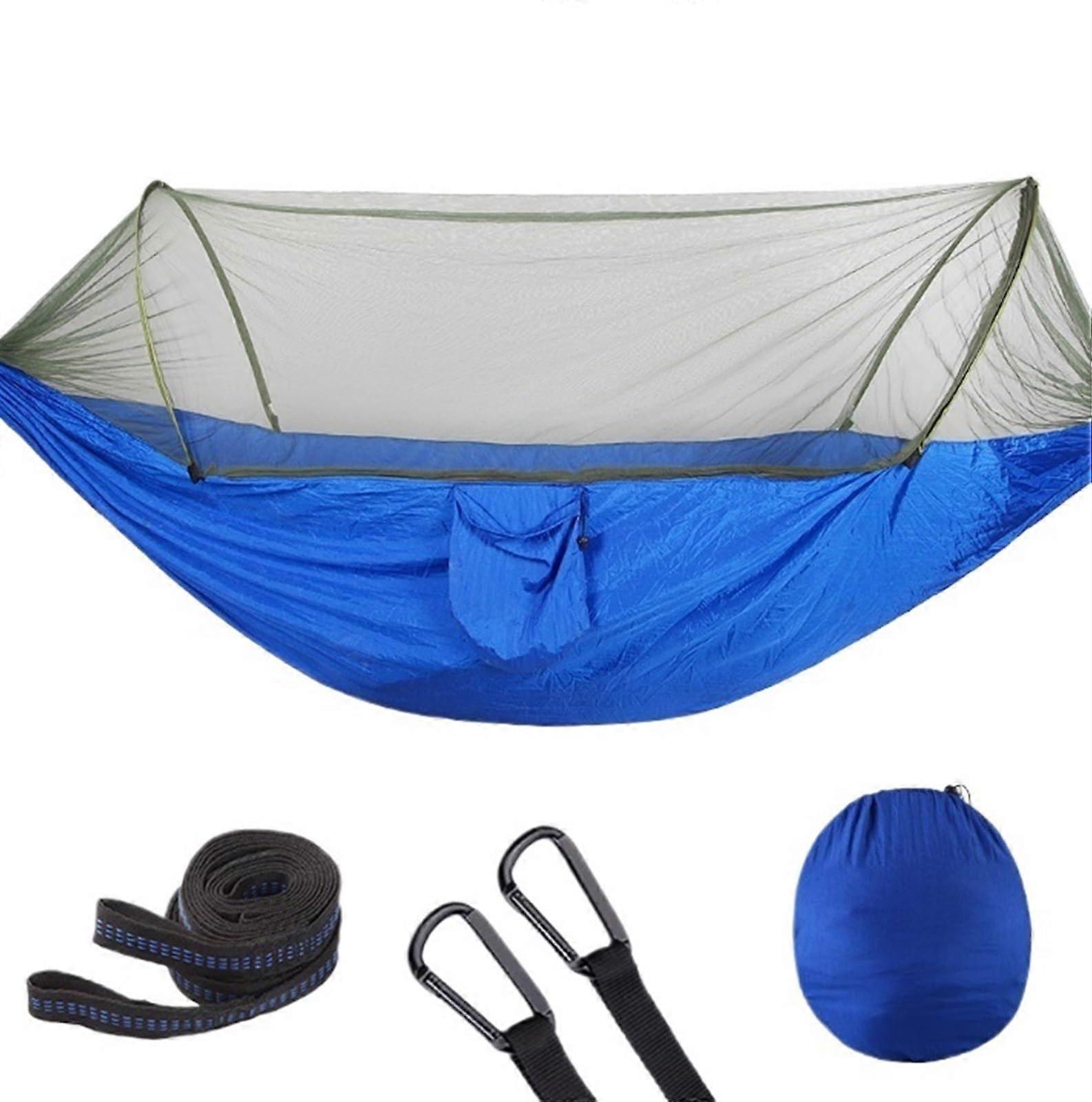 Travel Hammock Camping Hammock with Mosquito Net, Double Lightweight Portable 290x140 cm Outdoor Hammock for Hiking
