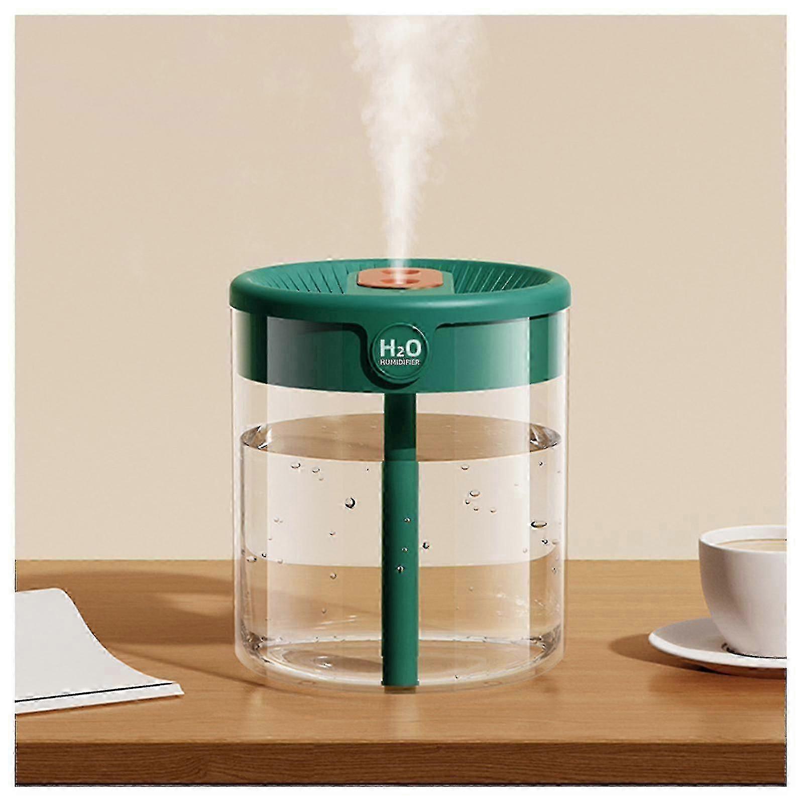 2l Large Capacity Transparent Water Tank Humidifier Silents Large Fog Volume Humidifier For Room Dormitory