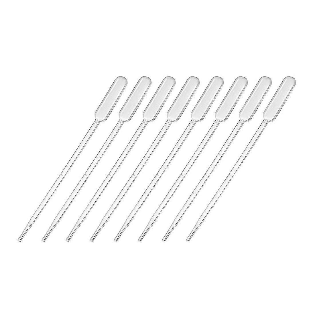 Pack of 30 Plastic Disposable Pipettes 0.5 ml, Clear Transfer Pipettes, 112 mm Length, Liquid Dropper for Laboratory