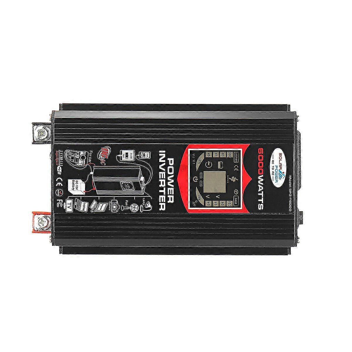 Lcd 1000w Color Screen Power Inverter 12v To 220v/110v Modified Sine Wave Inverter