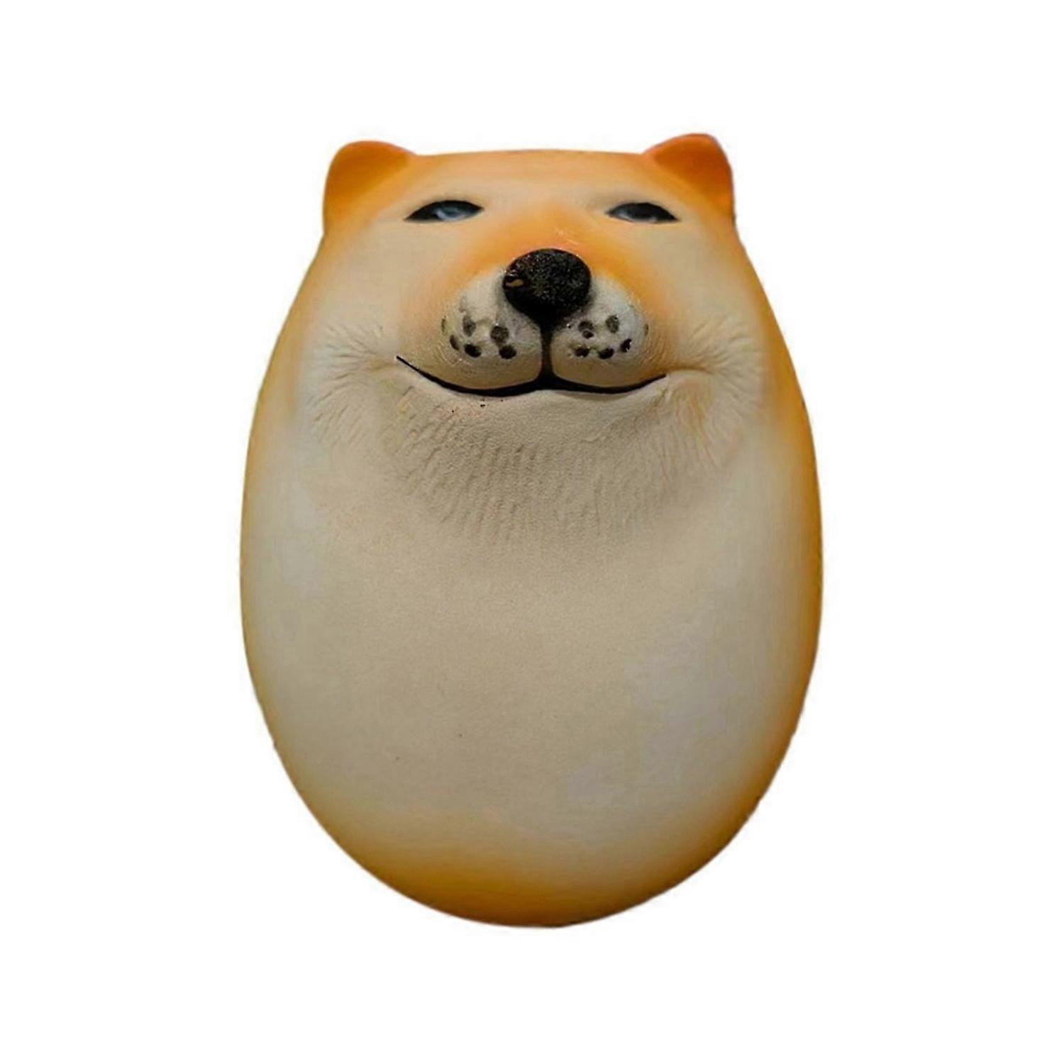 크리에이티브 시바견 현실적인 달걀 모양 책상 장식 개 및 계란 유니온 홈 오피스 재미 G