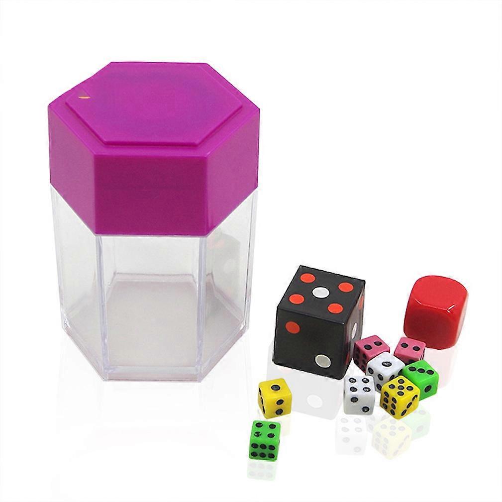 Dice Through Explosive Dice Two-in-one Magic Trick Magician Close-up Props Gimmicks Joke Tool