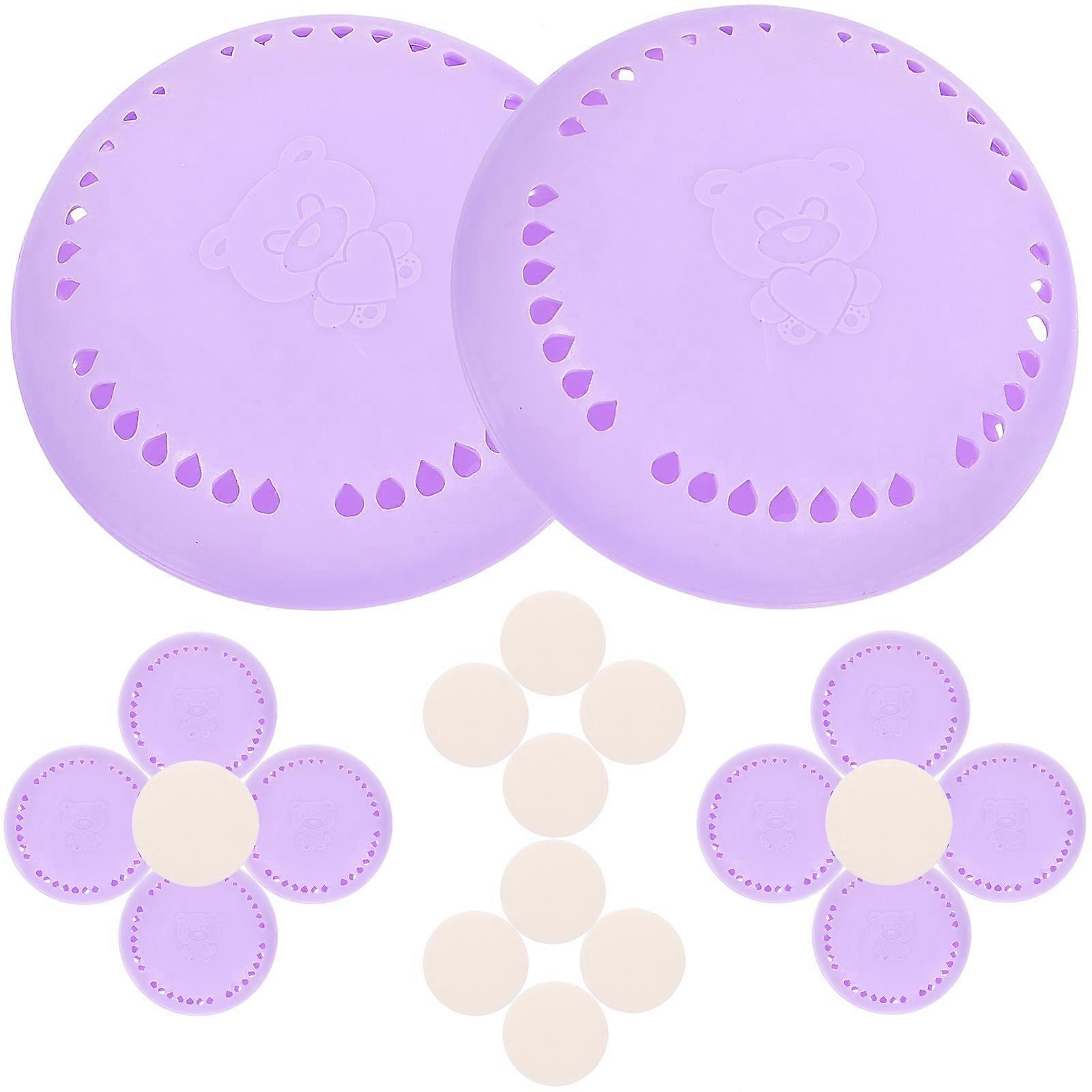 Cabinet Aromatherapy Air Freshener Closet Freshener Bathroom Fragrance Release Simple Appearance Purple 1Set